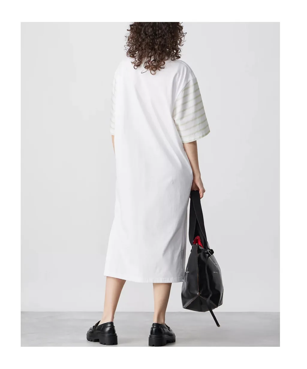 Graphic-Print Midi T-Shirt Dress