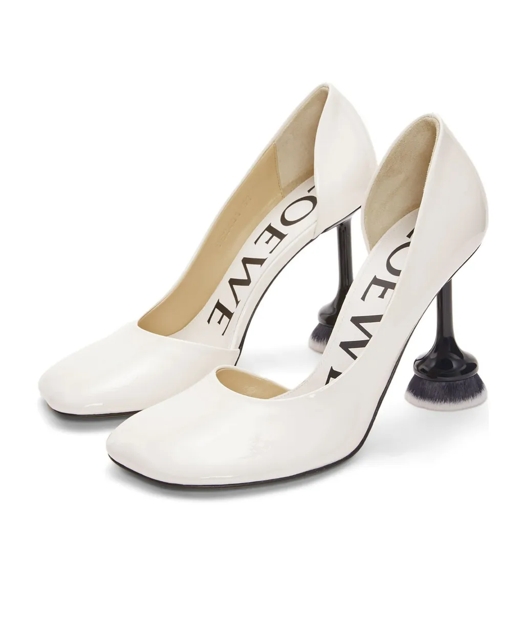 Toy Brush D'orsay Pump In Patent Lambskin