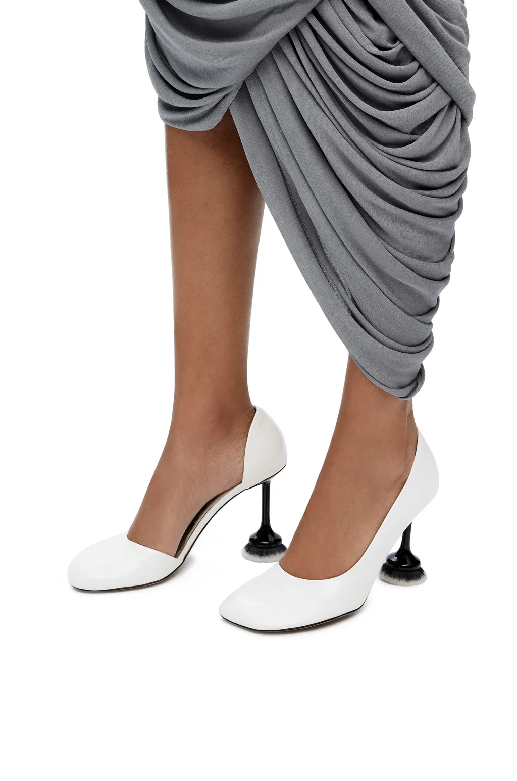 Toy Brush D'orsay Pump In Patent Lambskin