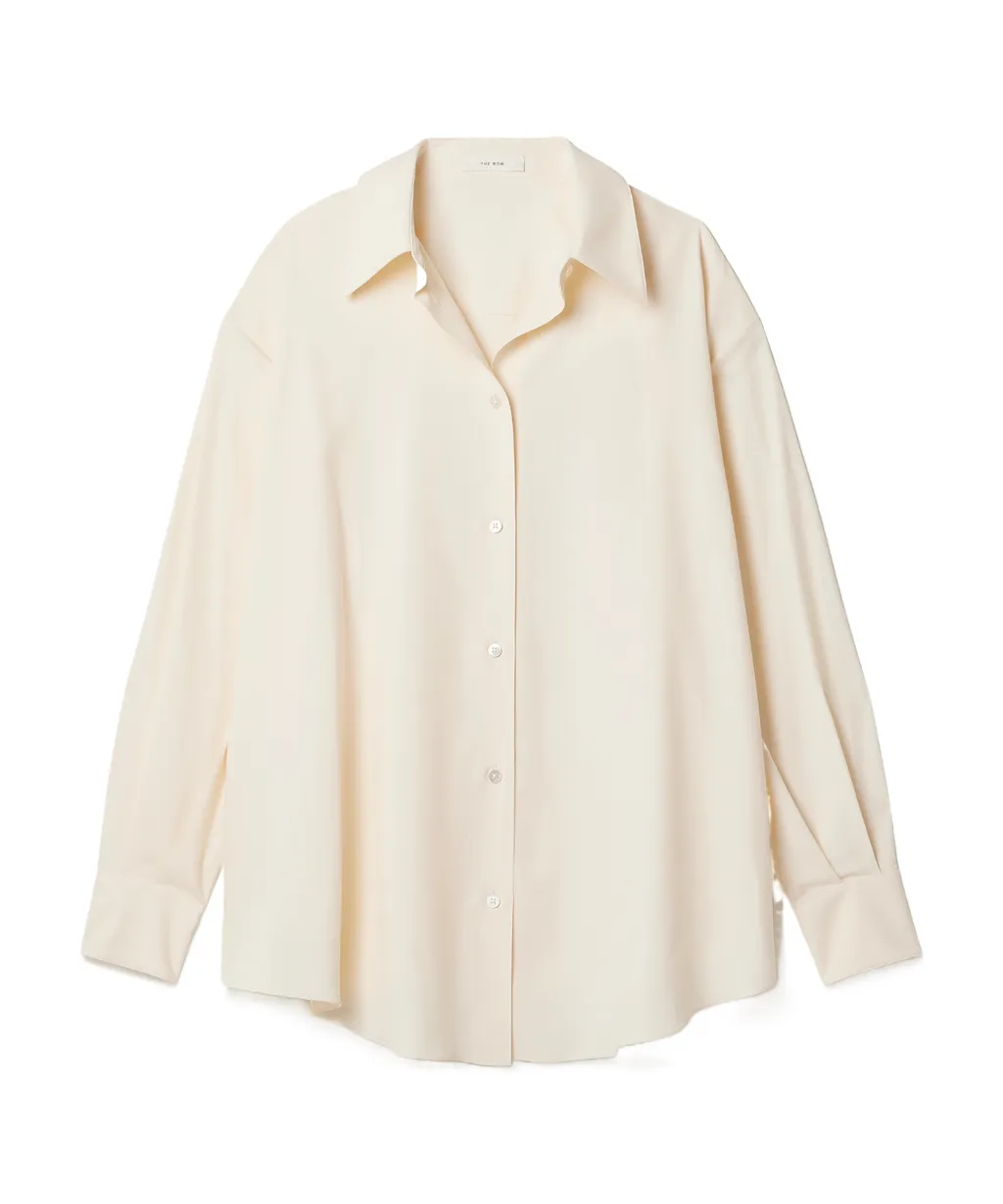 Straight Button-Down Shirt