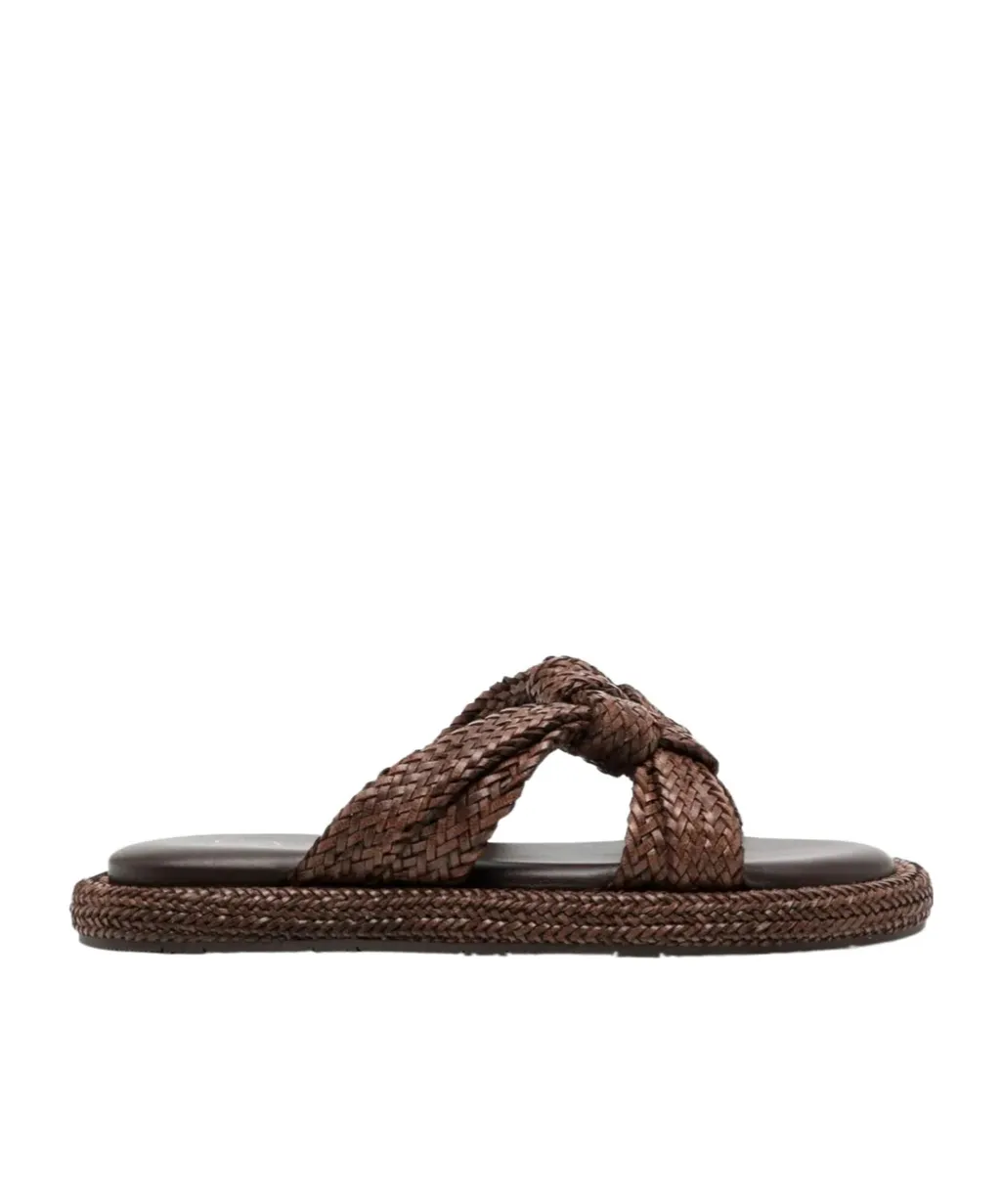 Dama Lido Faux-Leather Sandals