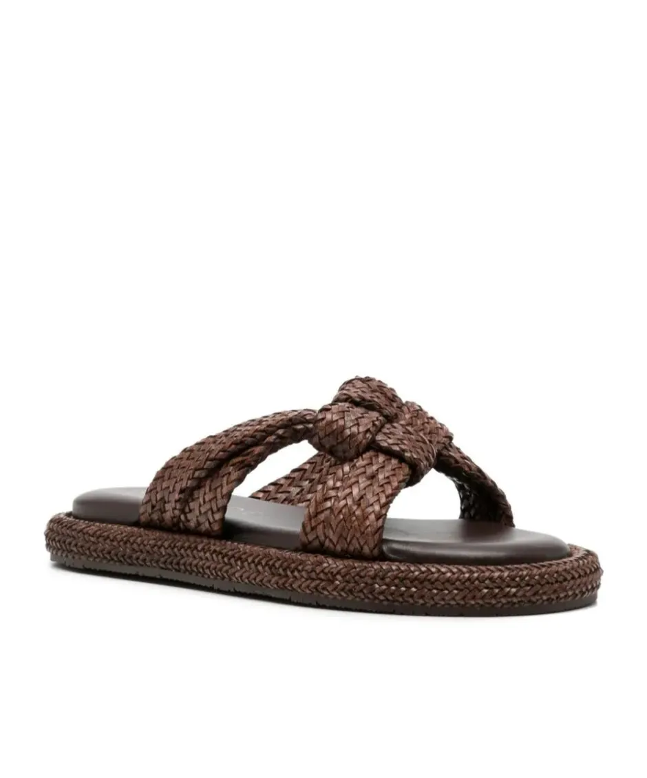 Dama Lido Faux-Leather Sandals