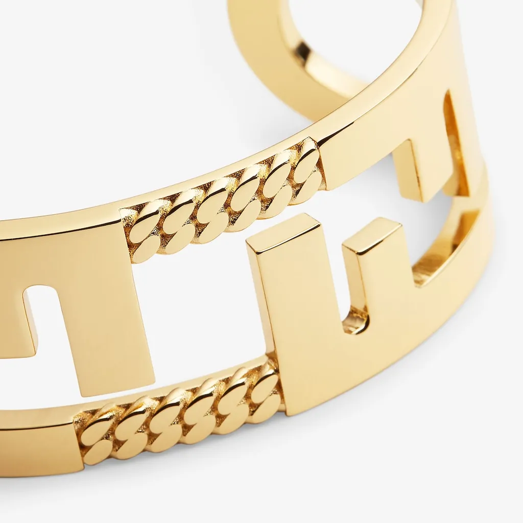 Gold-Coloured Metal Bangle