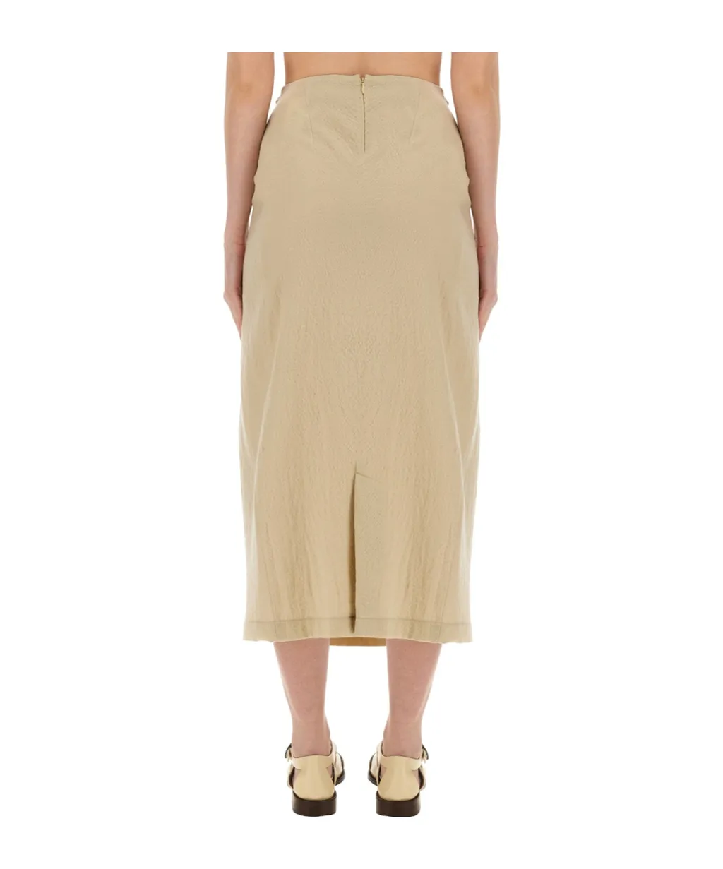 Alysi Skirt With Fastening Detail