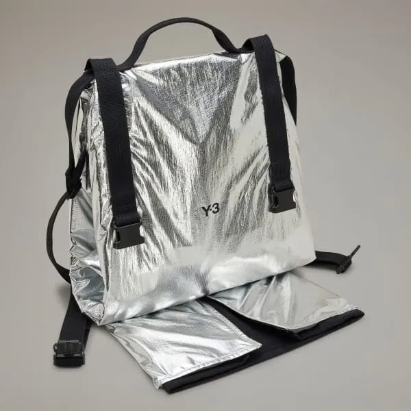Y-3 Logo Printed Beach Towel Bag