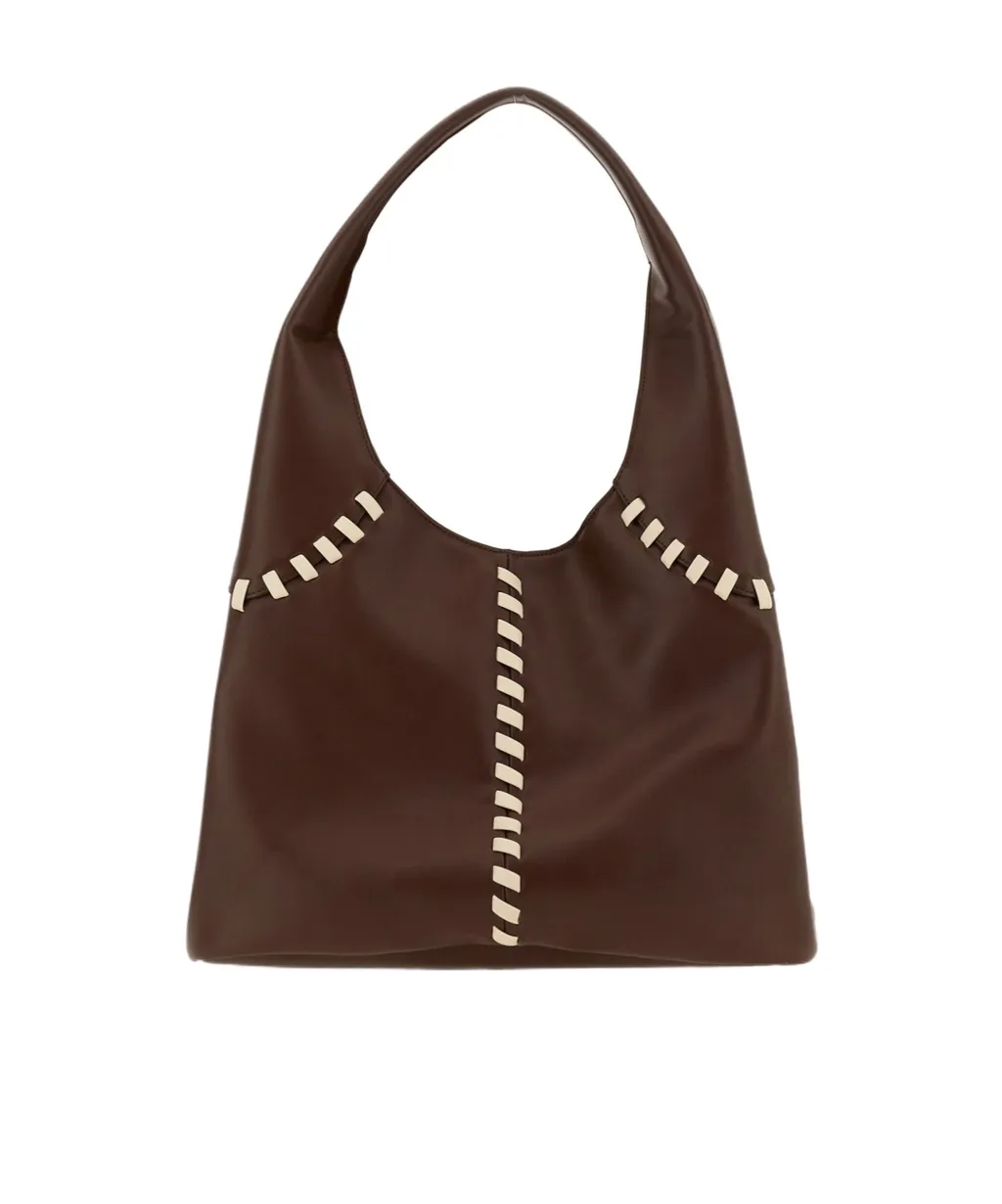 Themoir Ninfa Panelled Shoulder Bag
