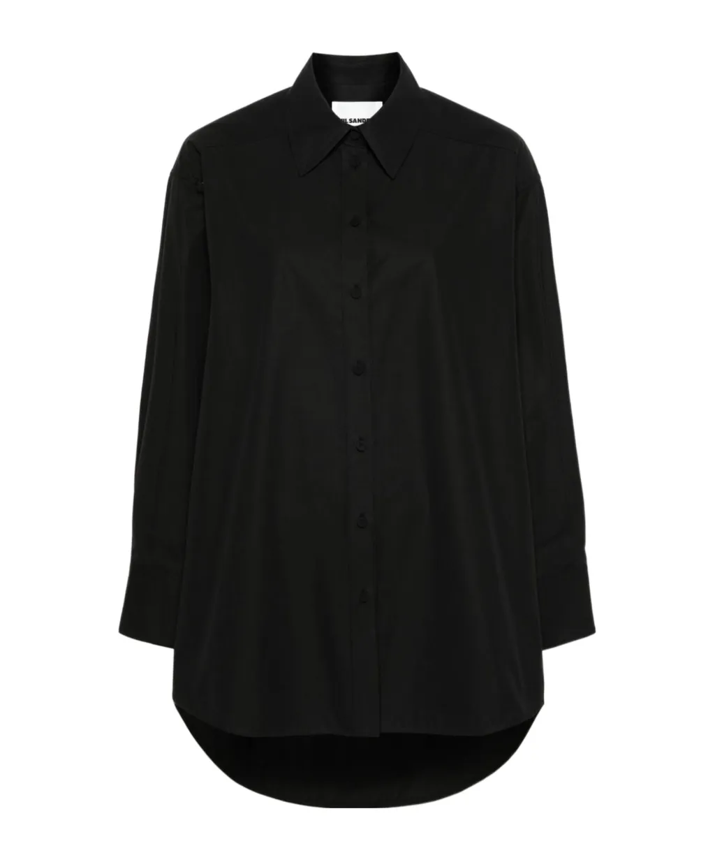 Cut-Out Cotton Shirt