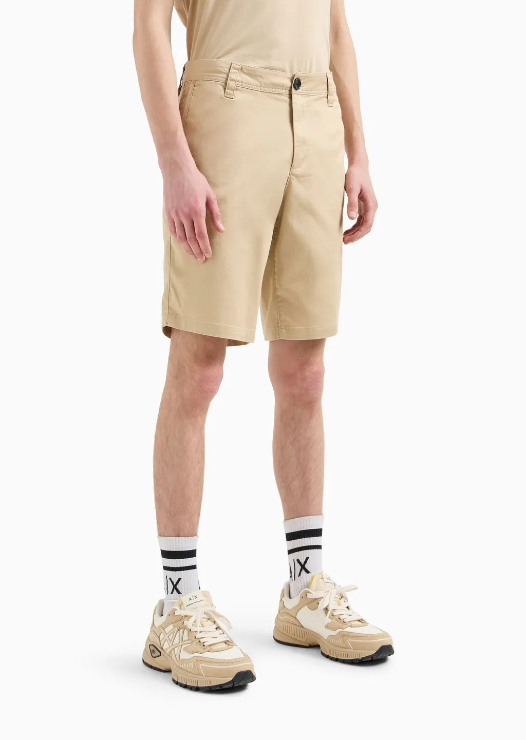 Mid-Rise Chino Shorts