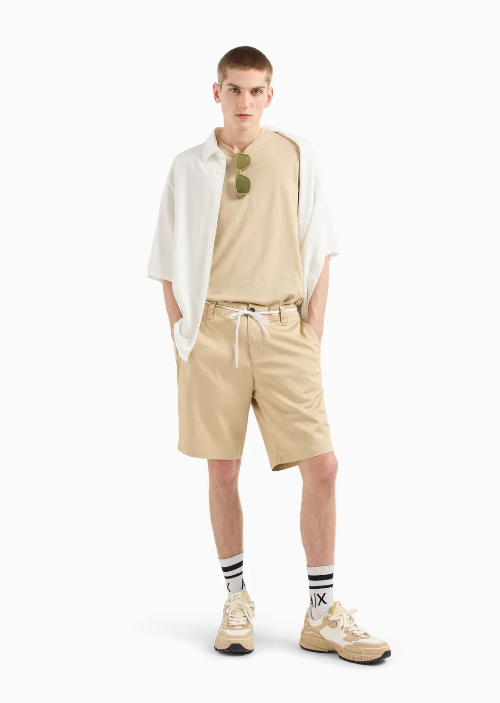 Mid-Rise Chino Shorts