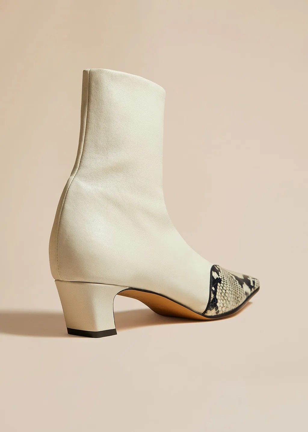 Khaite Square Toe Ankle Boots