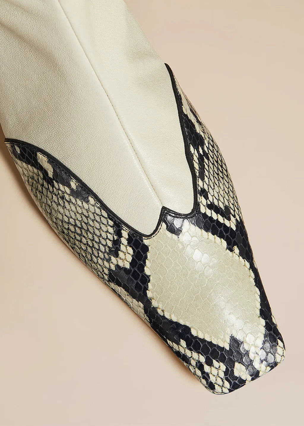 Khaite Square Toe Ankle Boots