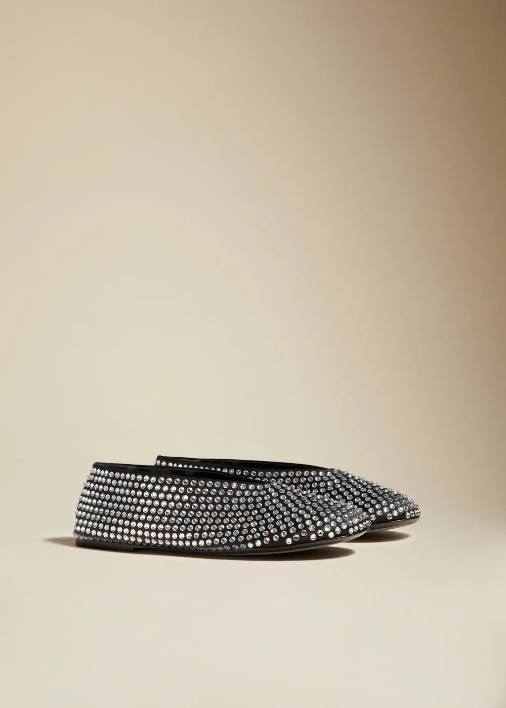 Khaite Marcy Logo Plaque Ballet Flats