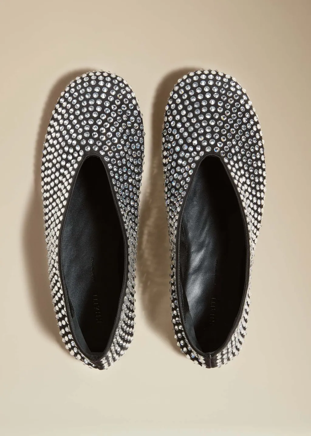 Khaite Marcy Logo Plaque Ballet Flats