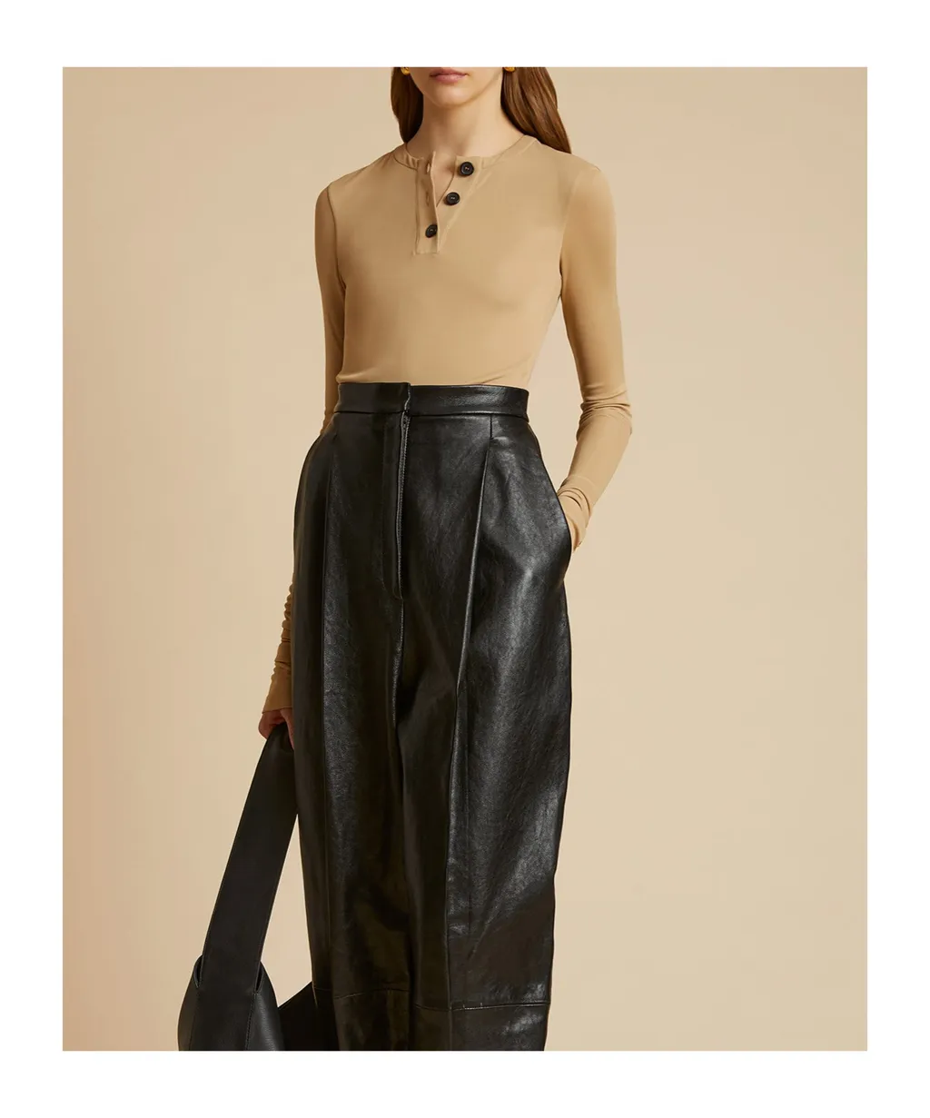 Khaite The Janelle Long-Sleeved Bodysuit