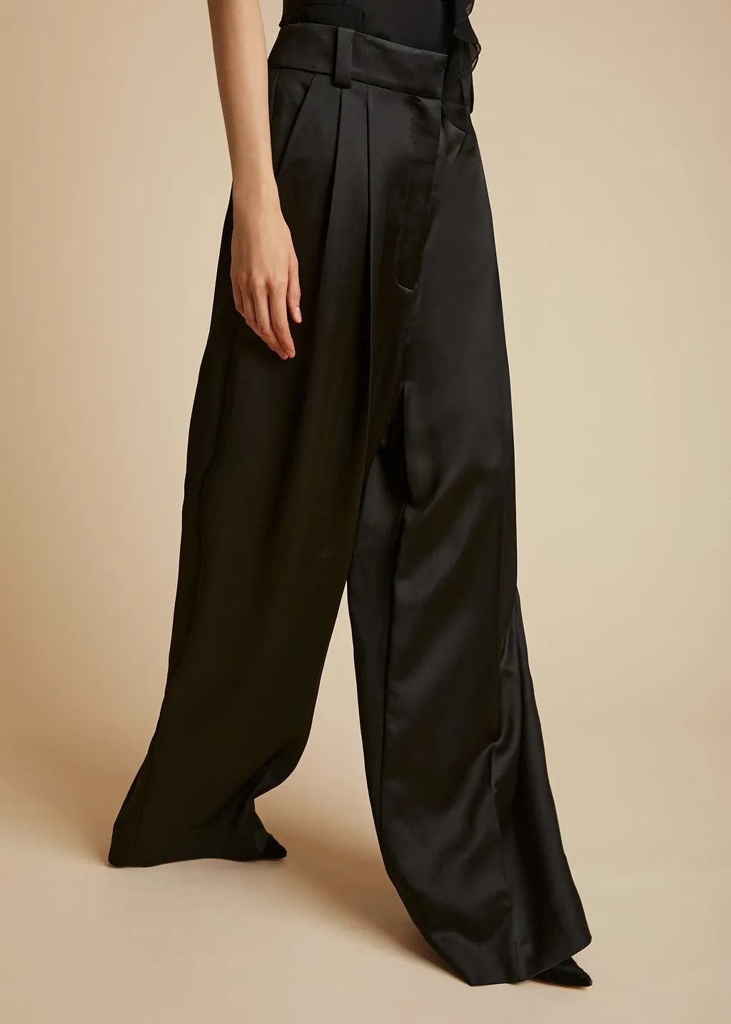 Belt-Loop Casual Pants