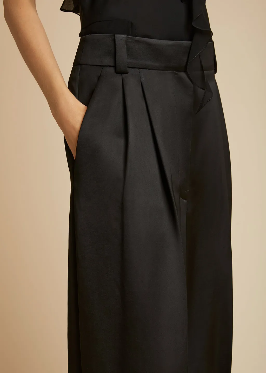 Belt-Loop Casual Pants