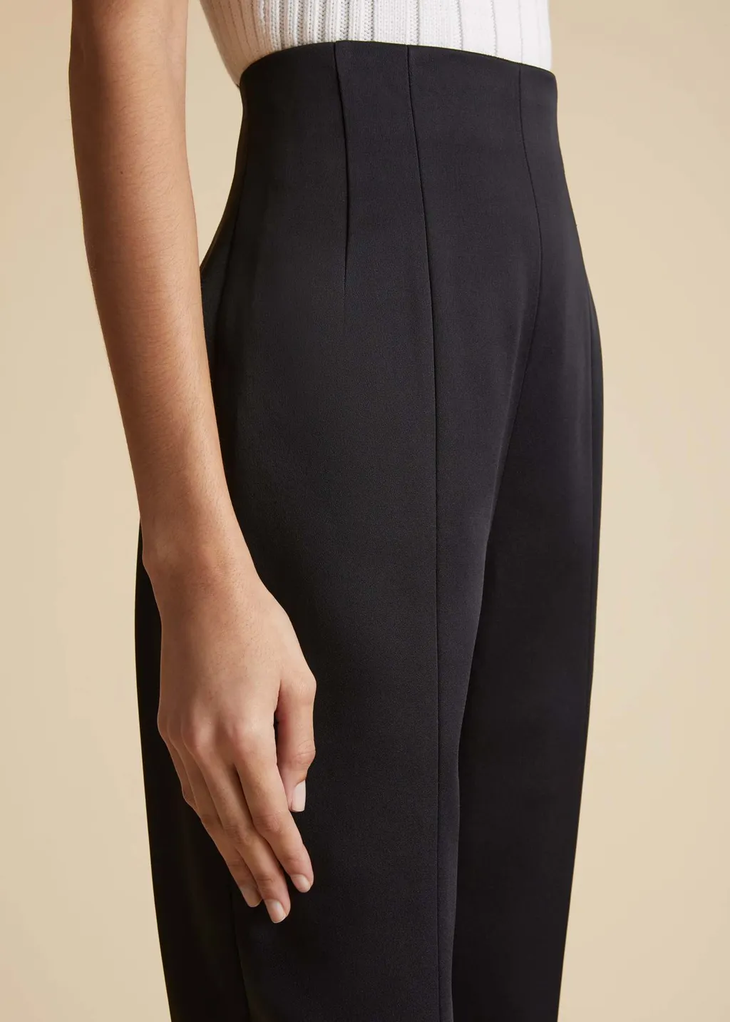 High-Waisted Pipe Pants