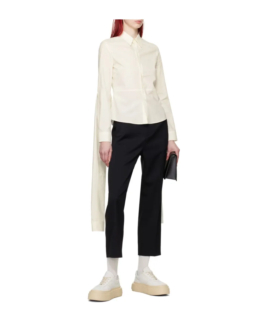 Double-Sleeves Cotton Shirt