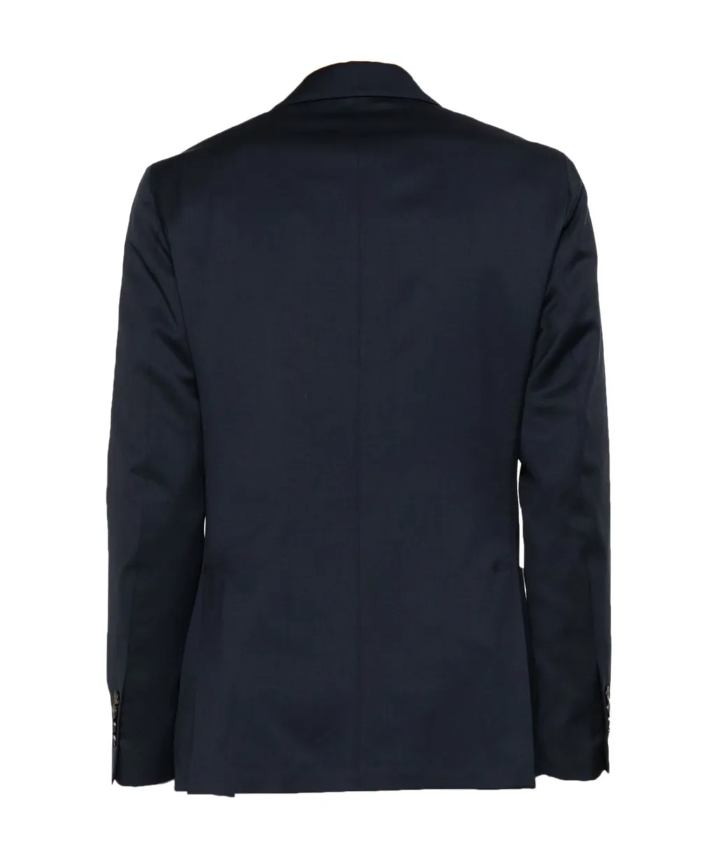 Single-Breasted Wool Blazer
