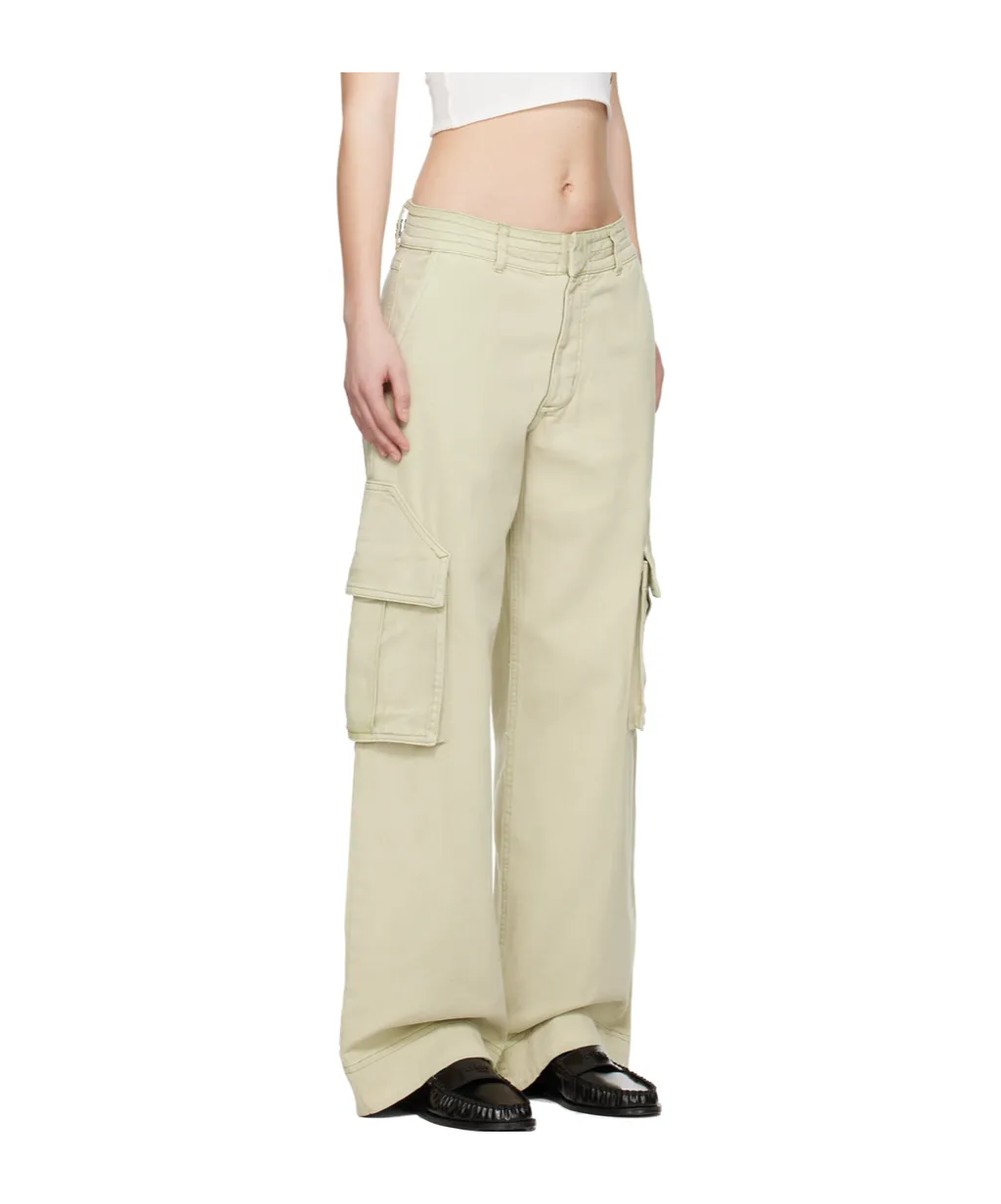 Casual Pants With Waist And Loop Straps