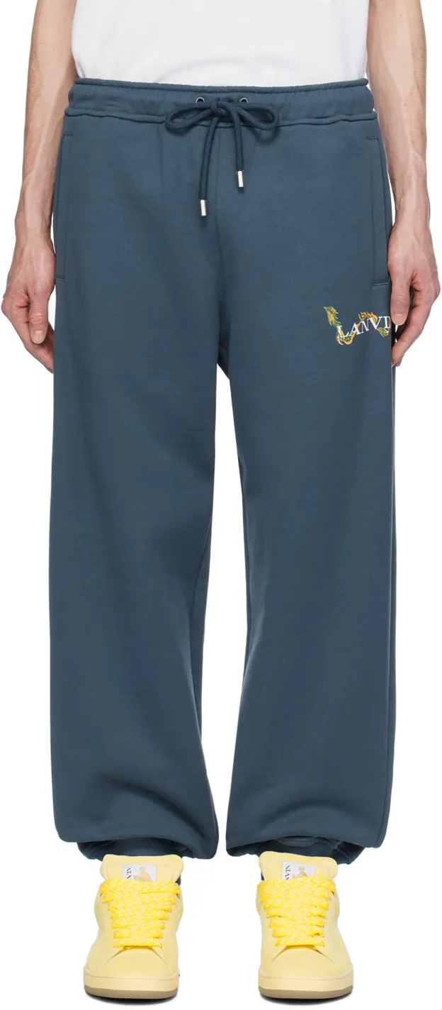 Logo-Print Cotton Track Pants