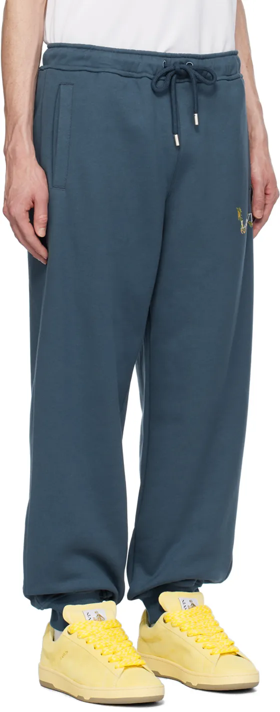Logo-Print Cotton Track Pants