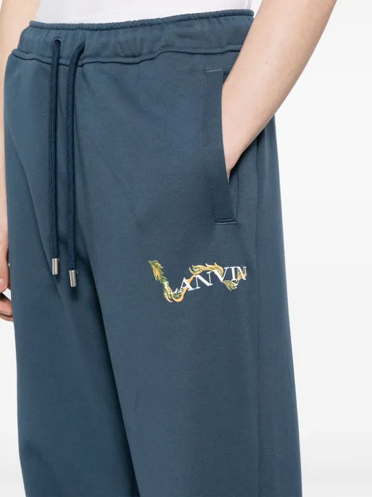 Logo-Print Cotton Track Pants
