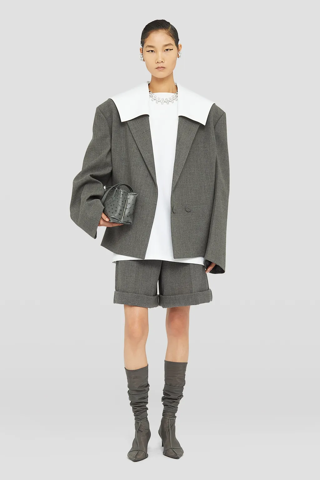 Jil Sander Turn-Up Hem Tailored Shorts