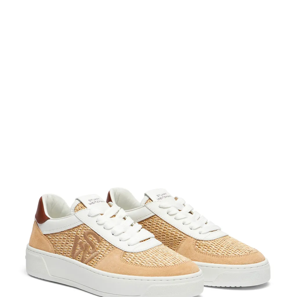Stuart Weitzman Sw Courtside Logo Sneakers