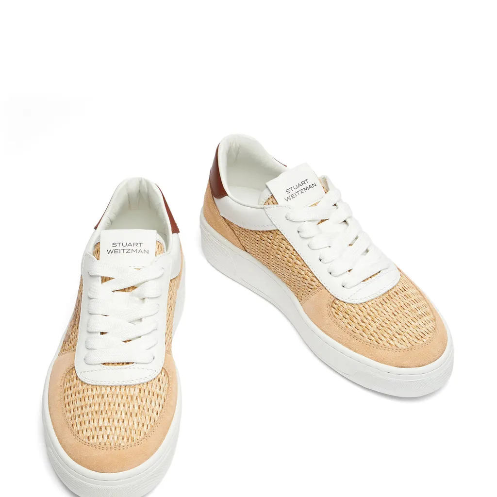 Stuart Weitzman Sw Courtside Logo Sneakers