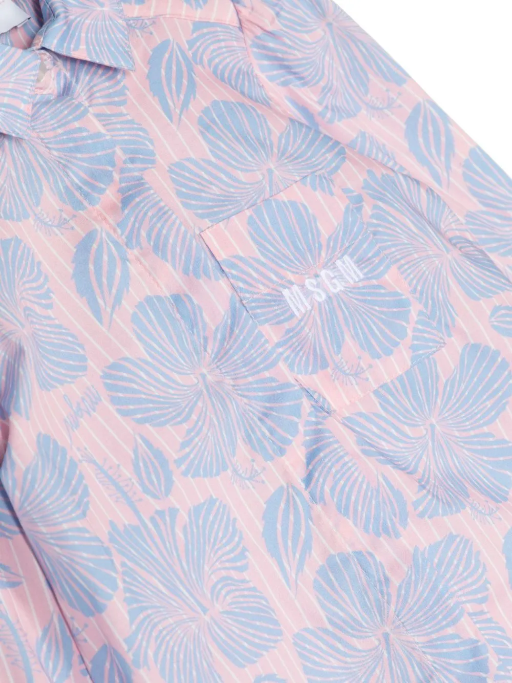 Floral-Print Shirt Dress