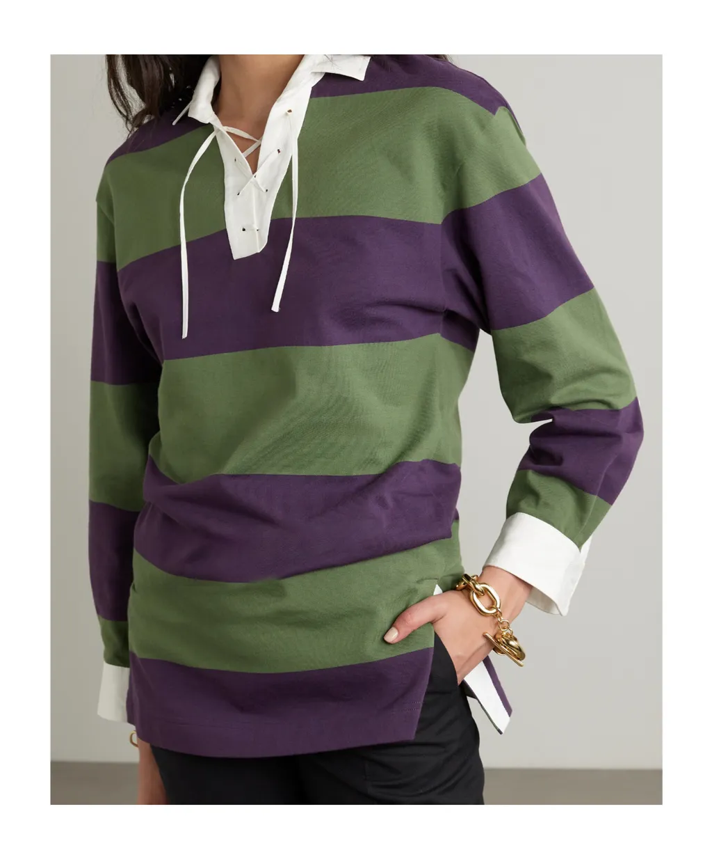 Long-Sleeved Polo Shirt