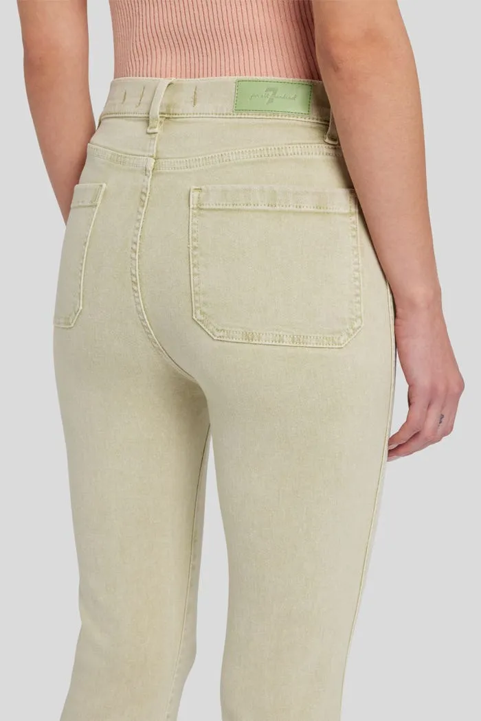 High-Rise Slim-Kick Jeans