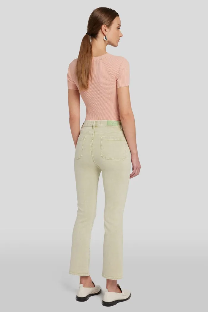 High-Rise Slim-Kick Jeans