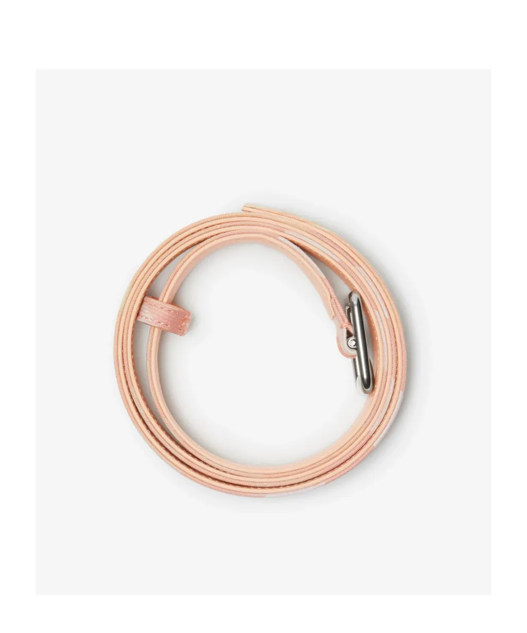Checked B-Buckle Belt
