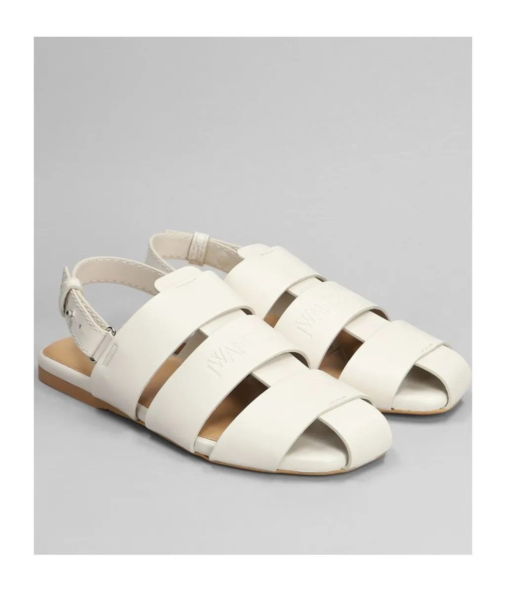 Jw Anderson Caged Design Slingback Fisherman Sandals