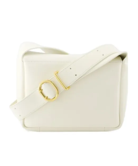 Jil Sander Logo Detailed Zip-Up Shoulder Bag