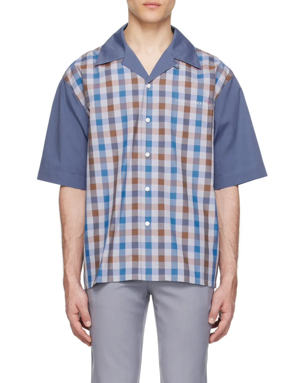 Marni Checked Short-Sleeved Shirt
