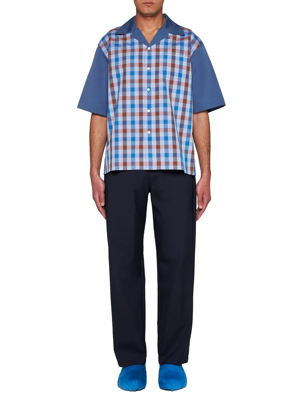 Marni Checked Short-Sleeved Shirt