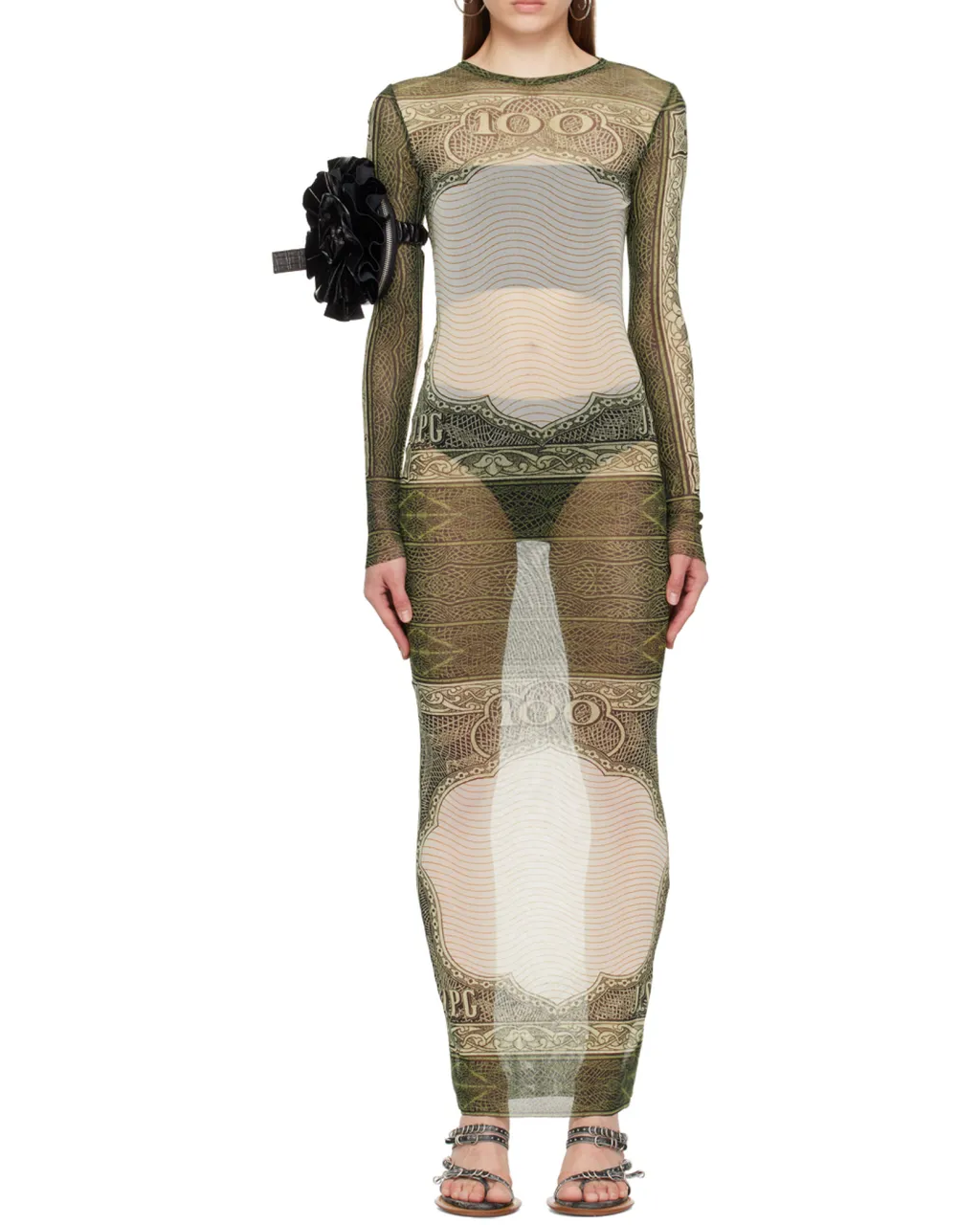 Catrouche Mesh Maxi Dress