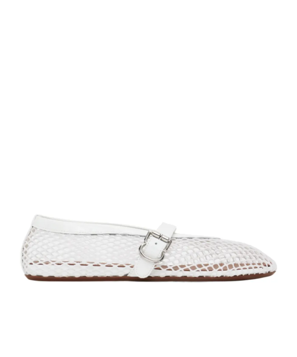 AlaÏA Fishnet Ballet Flats