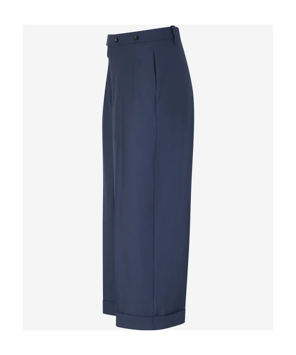 Cropped Tailored Trousers