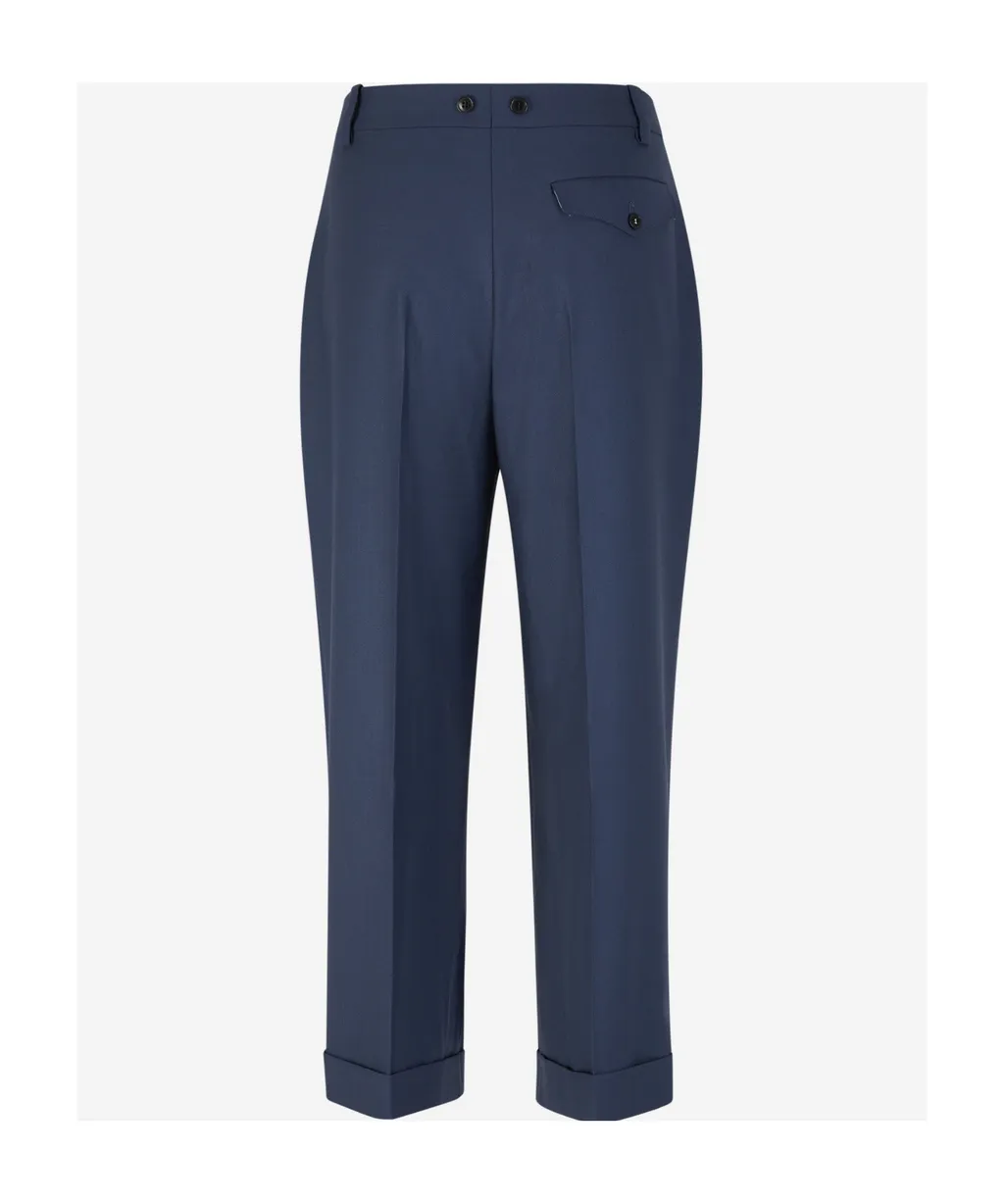 Cropped Tailored Trousers