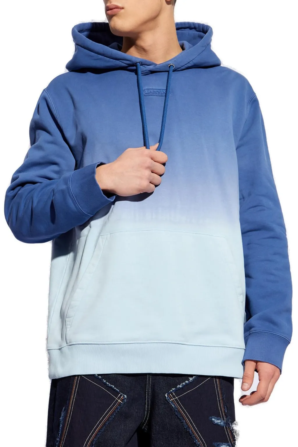 Lanvin Drawstring Long-Sleeved Hoodie