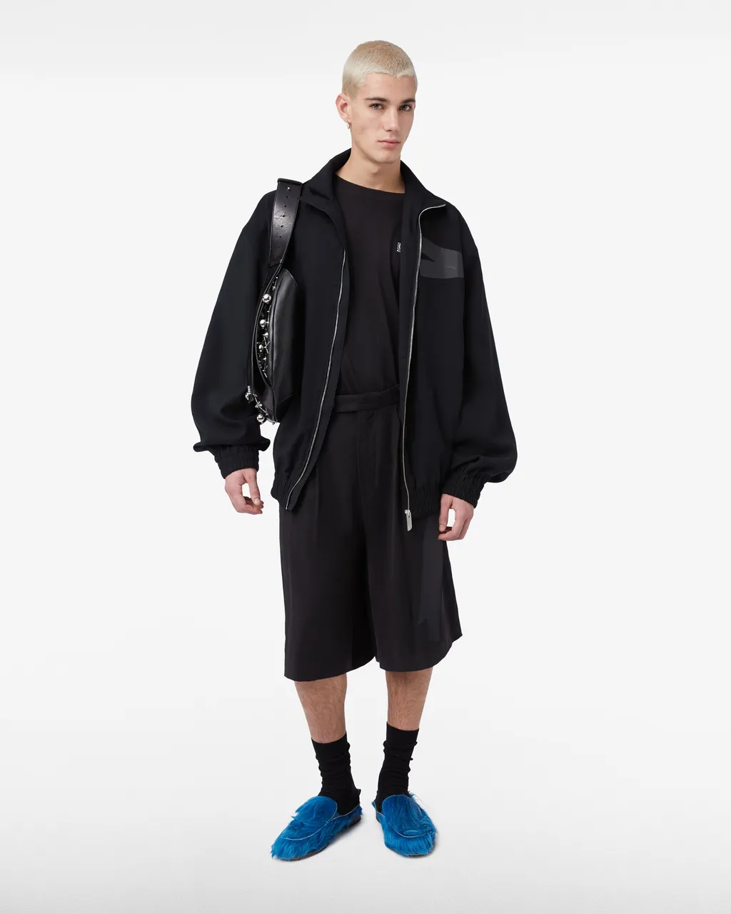 Logo-Tape Bomber Jacket