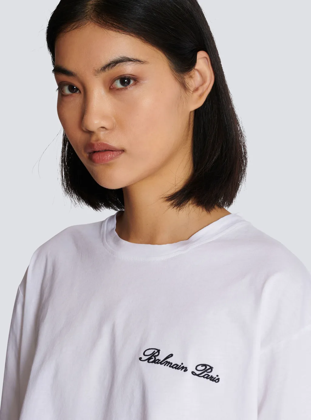 Balmain Signature Embroidered T-Shirt