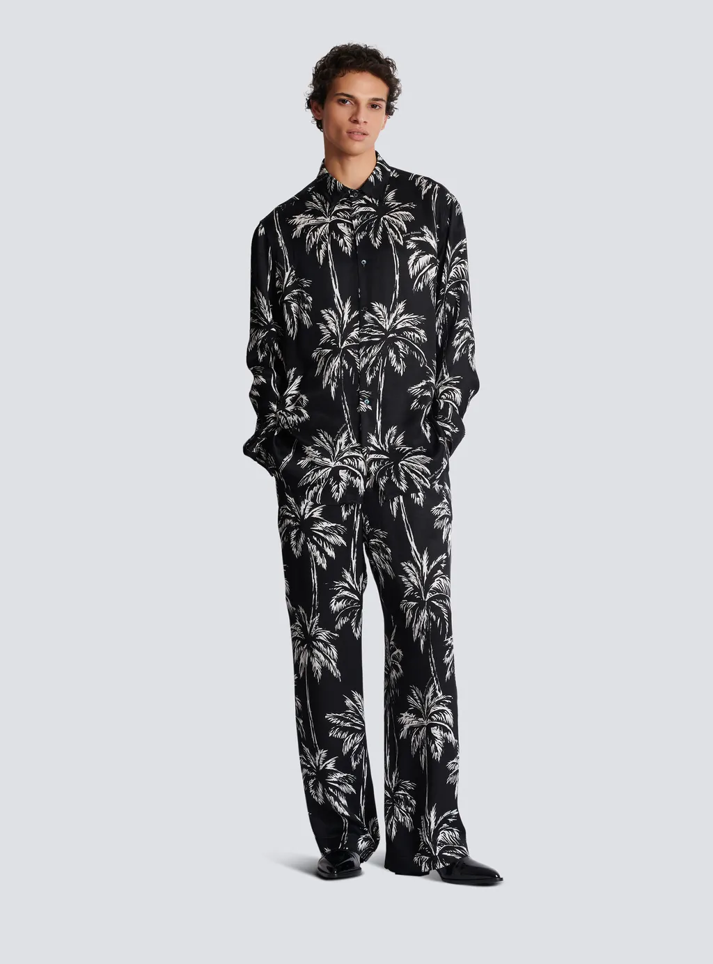 Balmain Floral Patterned Shirt