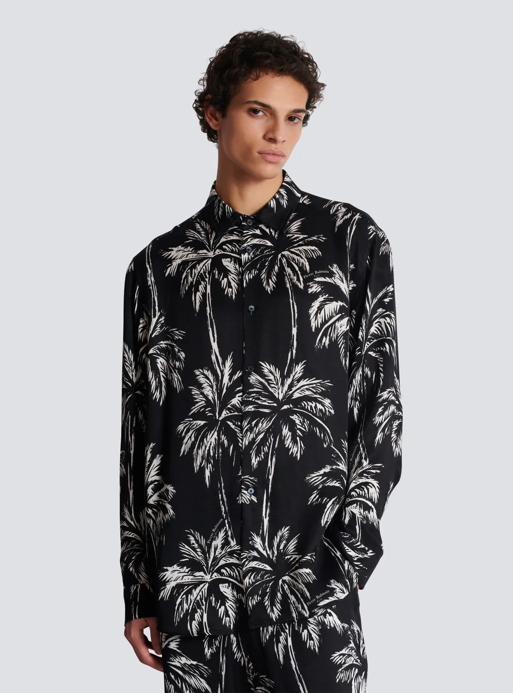 Balmain Floral Patterned Shirt