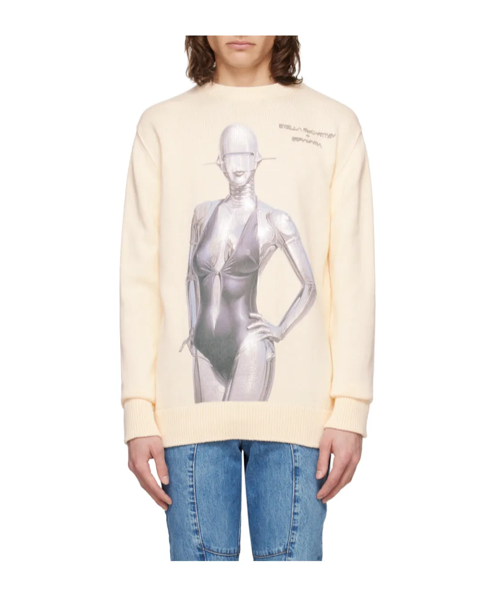 Logo Embroidered Sweater