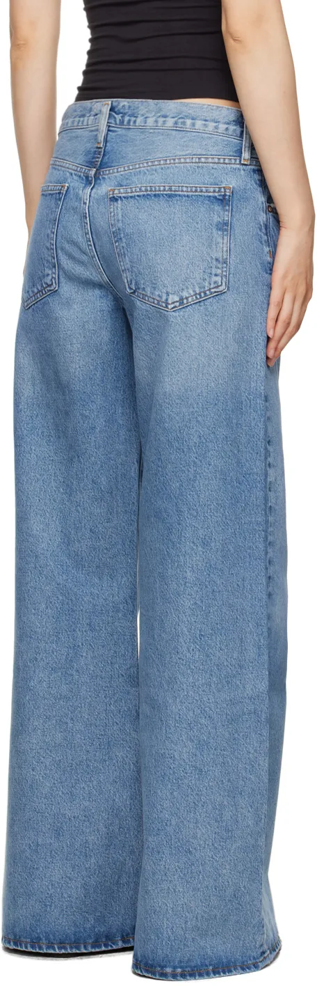 High-Waisted Wide-Leg Jeans